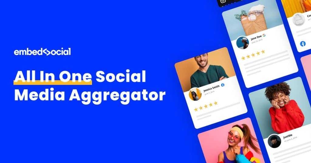 embedsocial social media aggregator banner