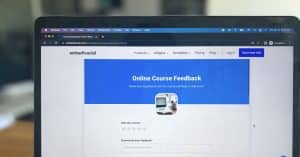 online course evaluation forms templates
