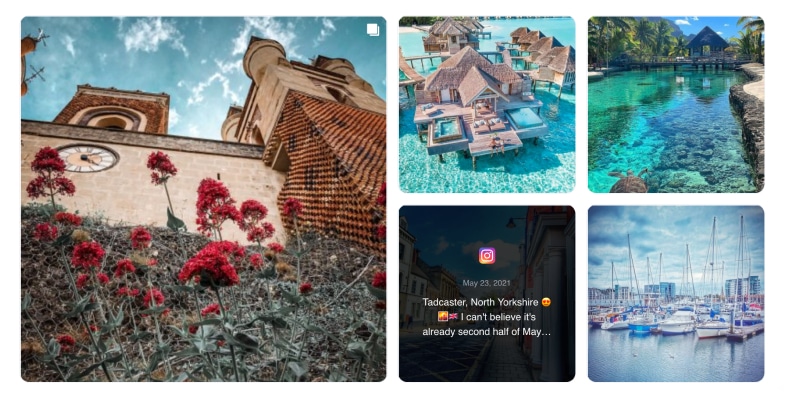 instagram hashtag feed example